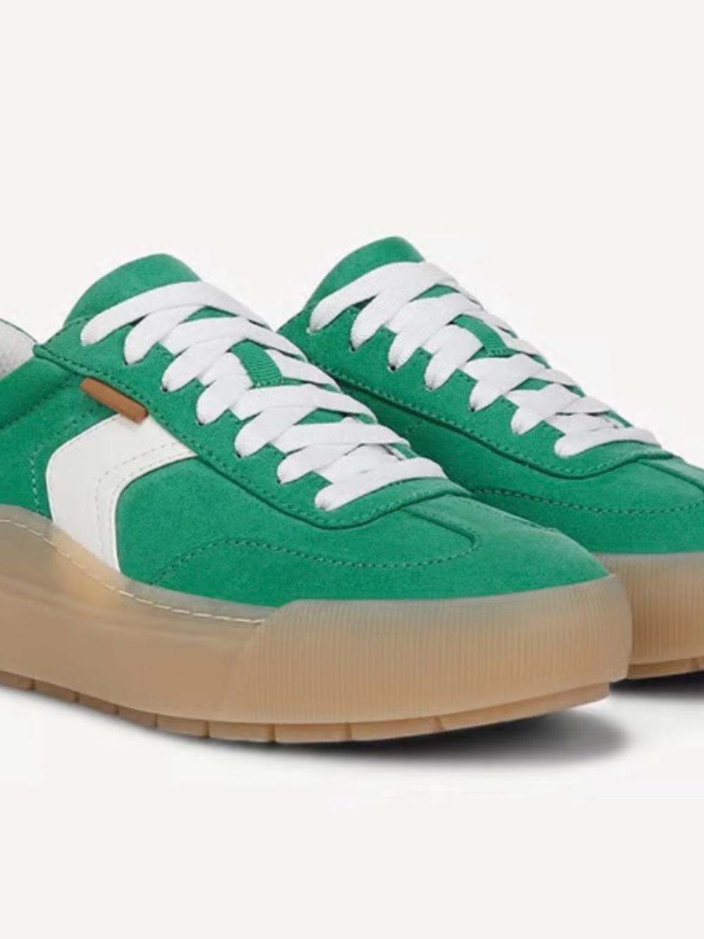 Dr. Scholls Faux Leather Sneakers Kelly Green